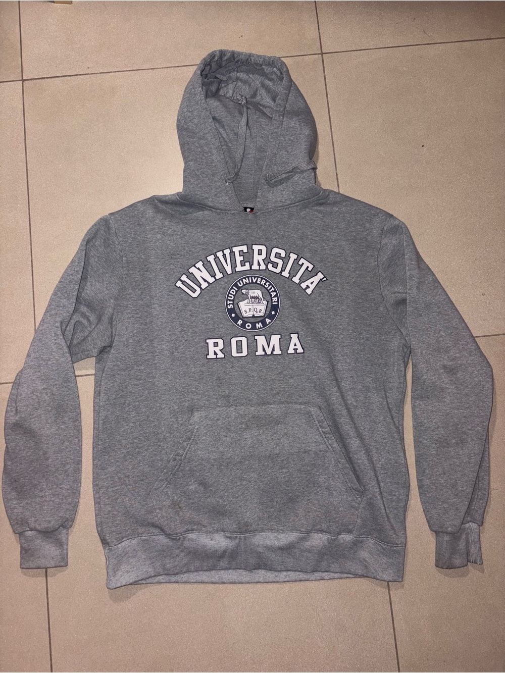 Gray Universita Roma Hoodie